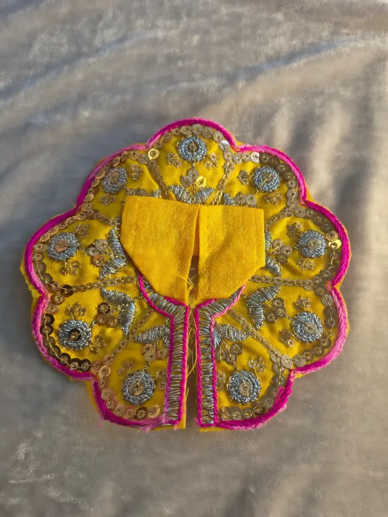Yellow dusk poshak