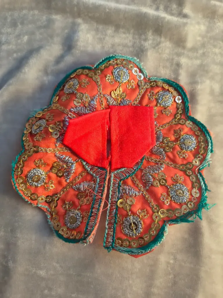 Orange dusk poshak