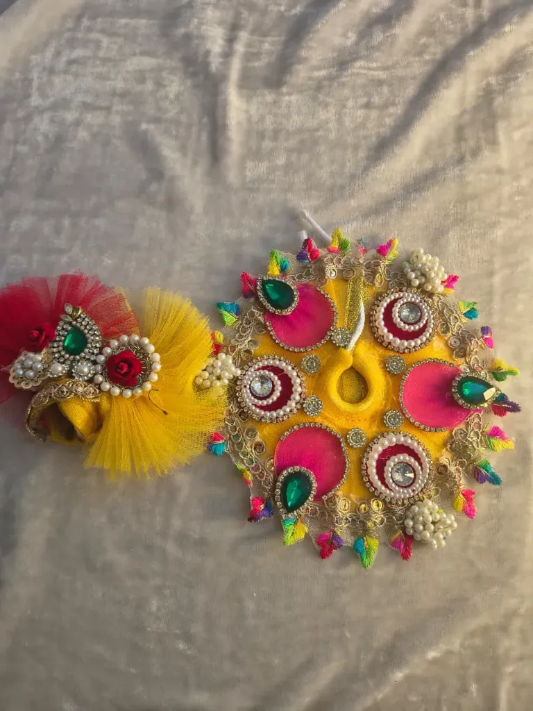 Yellow charm luxe poshak