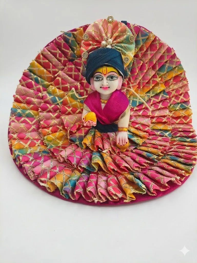 Multi colour poshak (Size-0)