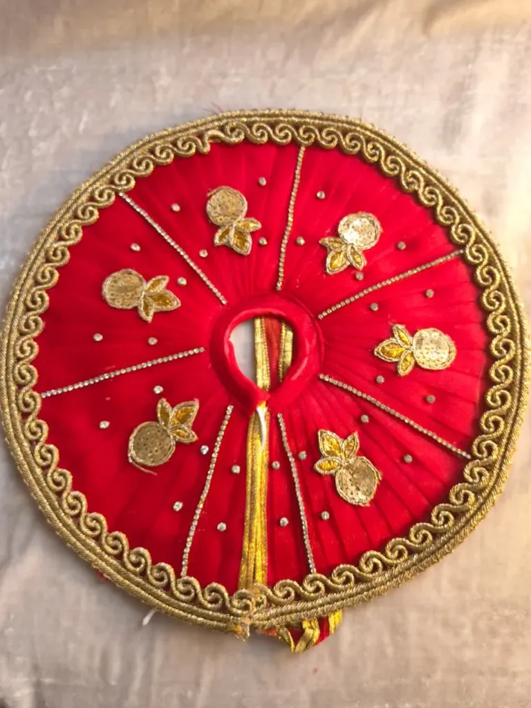 Royal red poshak with pagdi (Size-4)