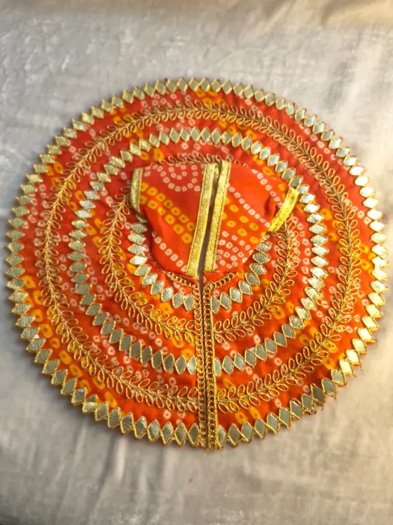 Warm amber poshak (Size-3)