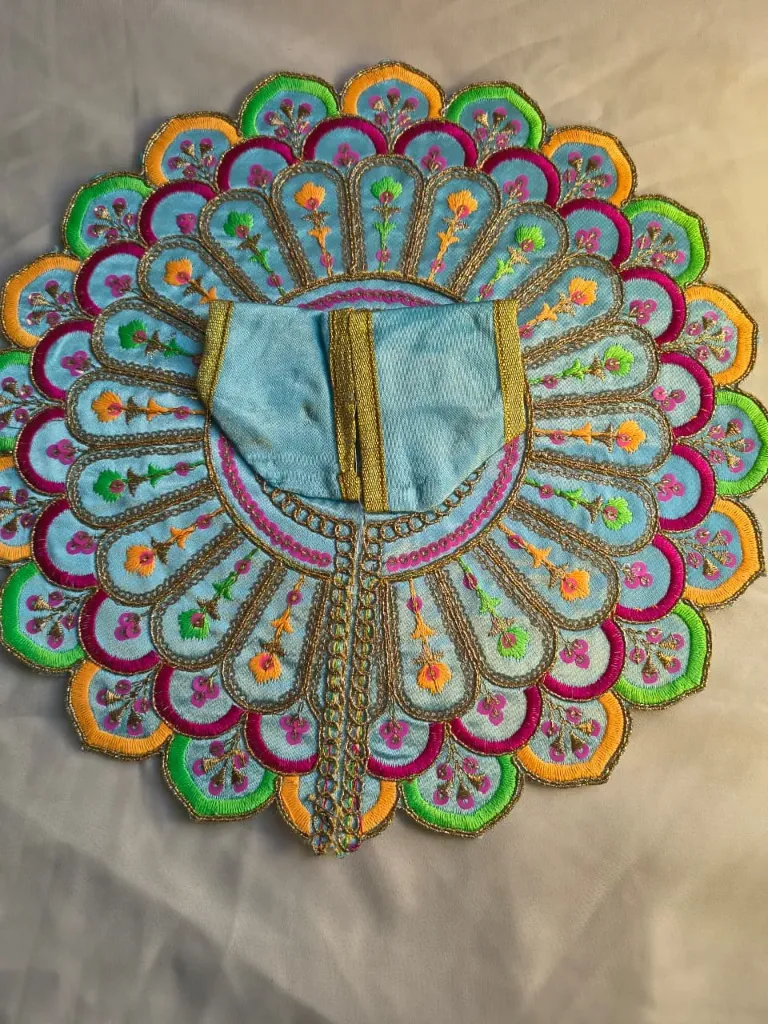 Blue bloom poshak