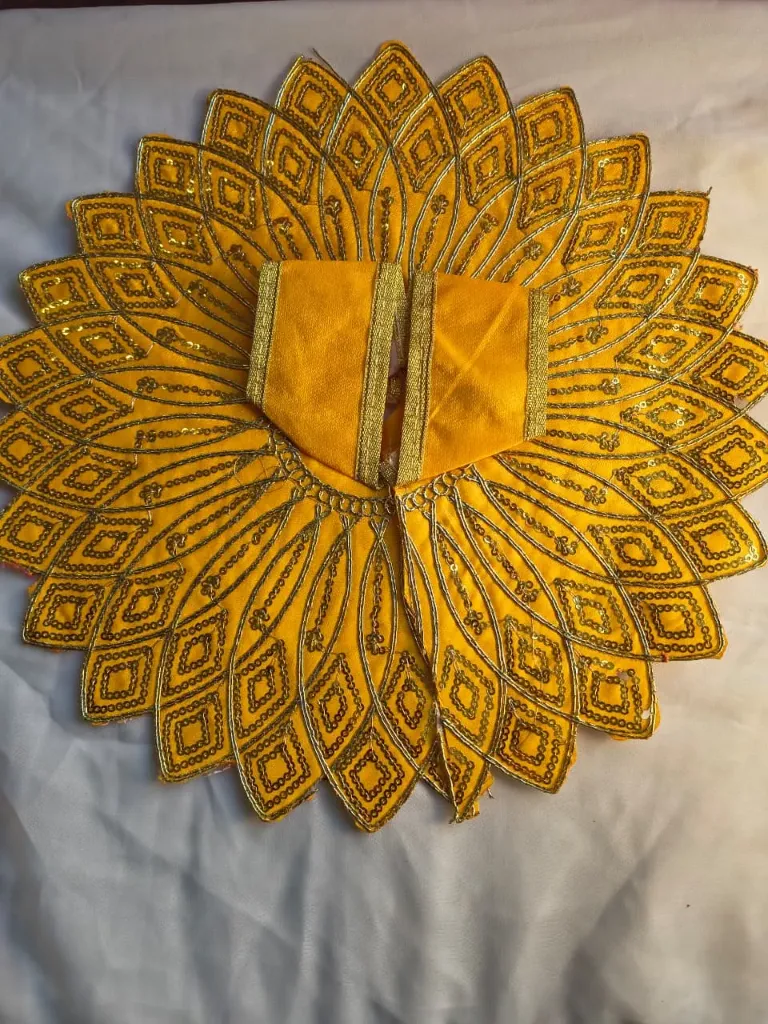Yellow flame poshak