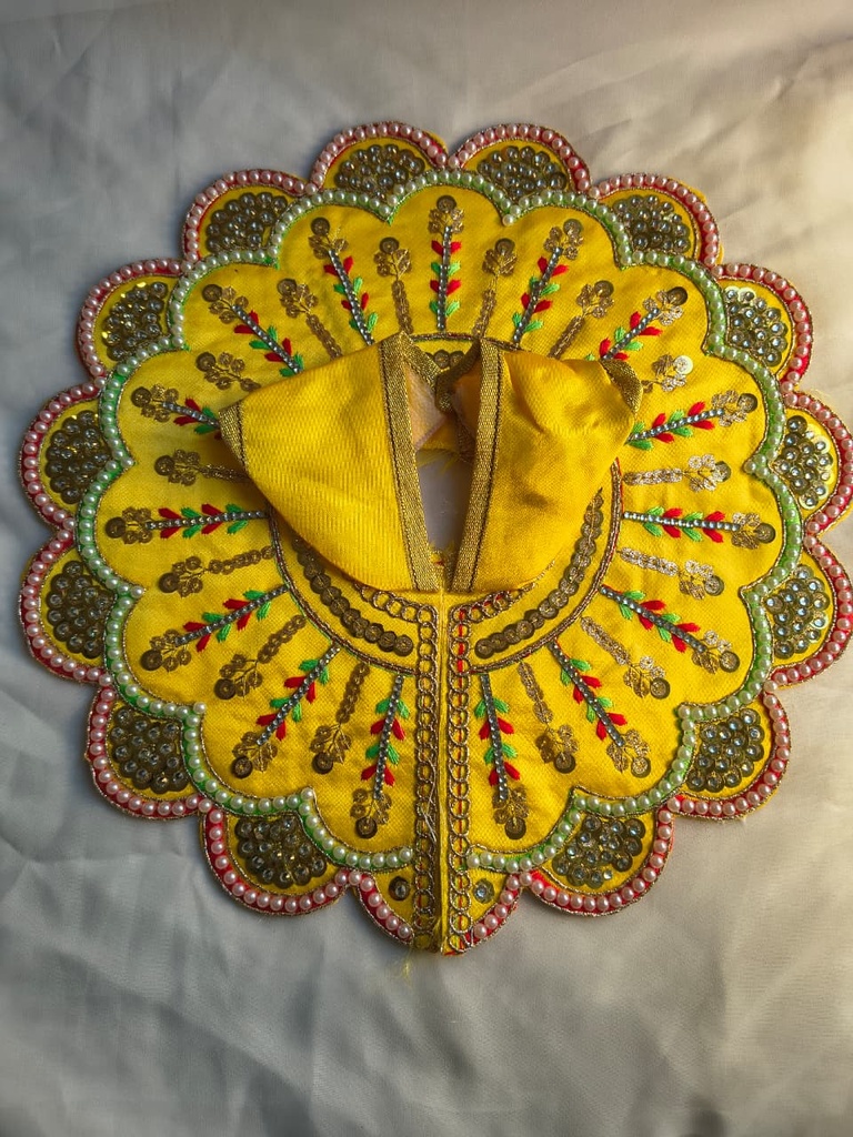 Yellow radiance poshak