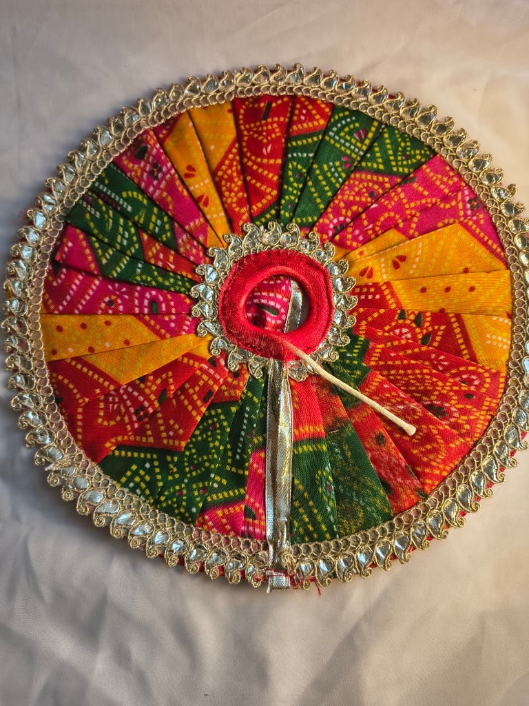 Bandhni print poshak