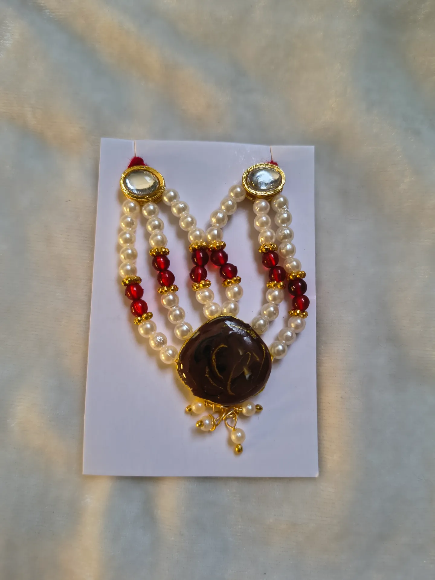 Maroon Red mala