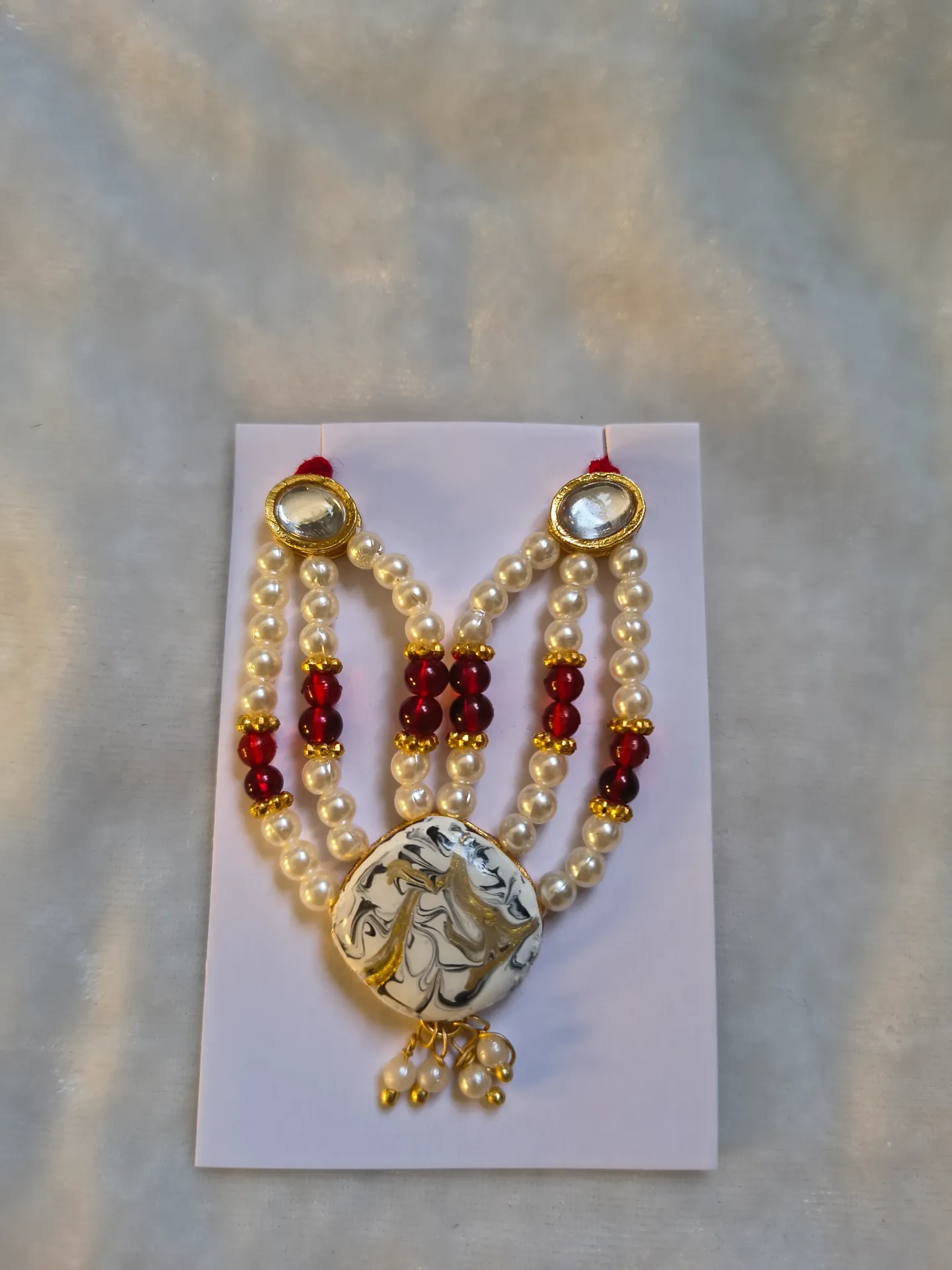 Off-white Red mala