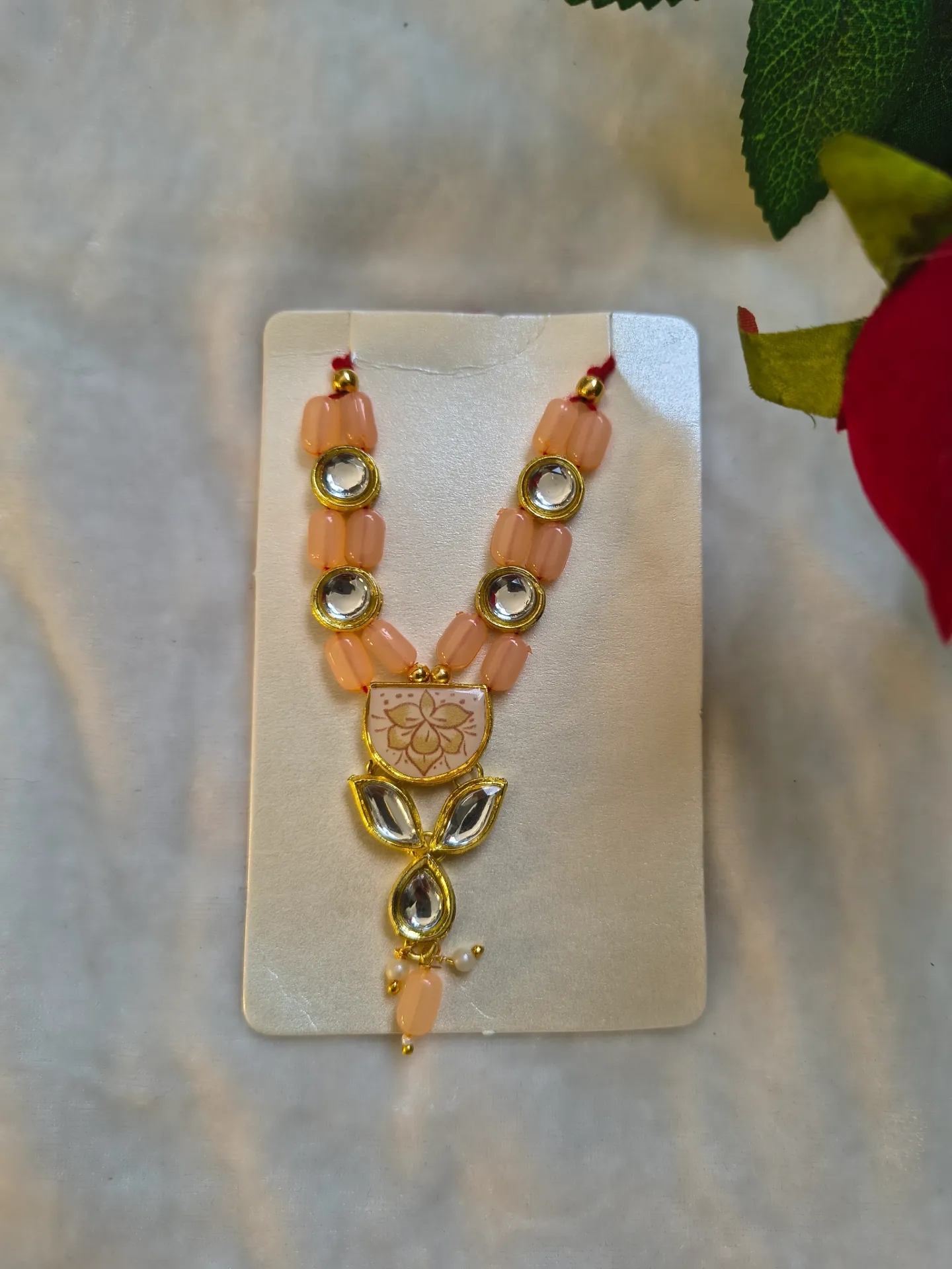 Peach mala