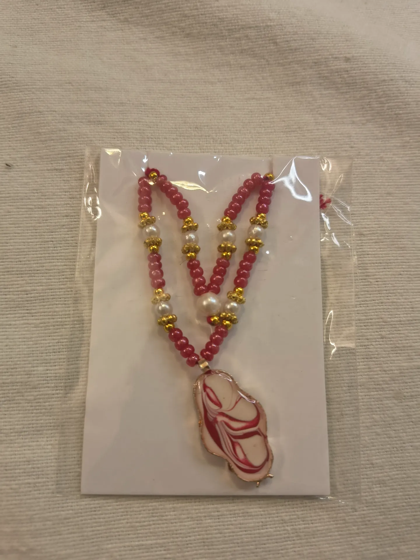 Pink mala
