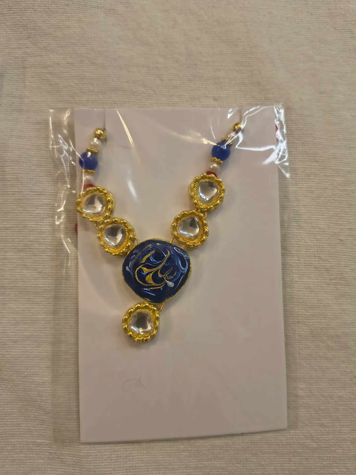 Blue stone mala