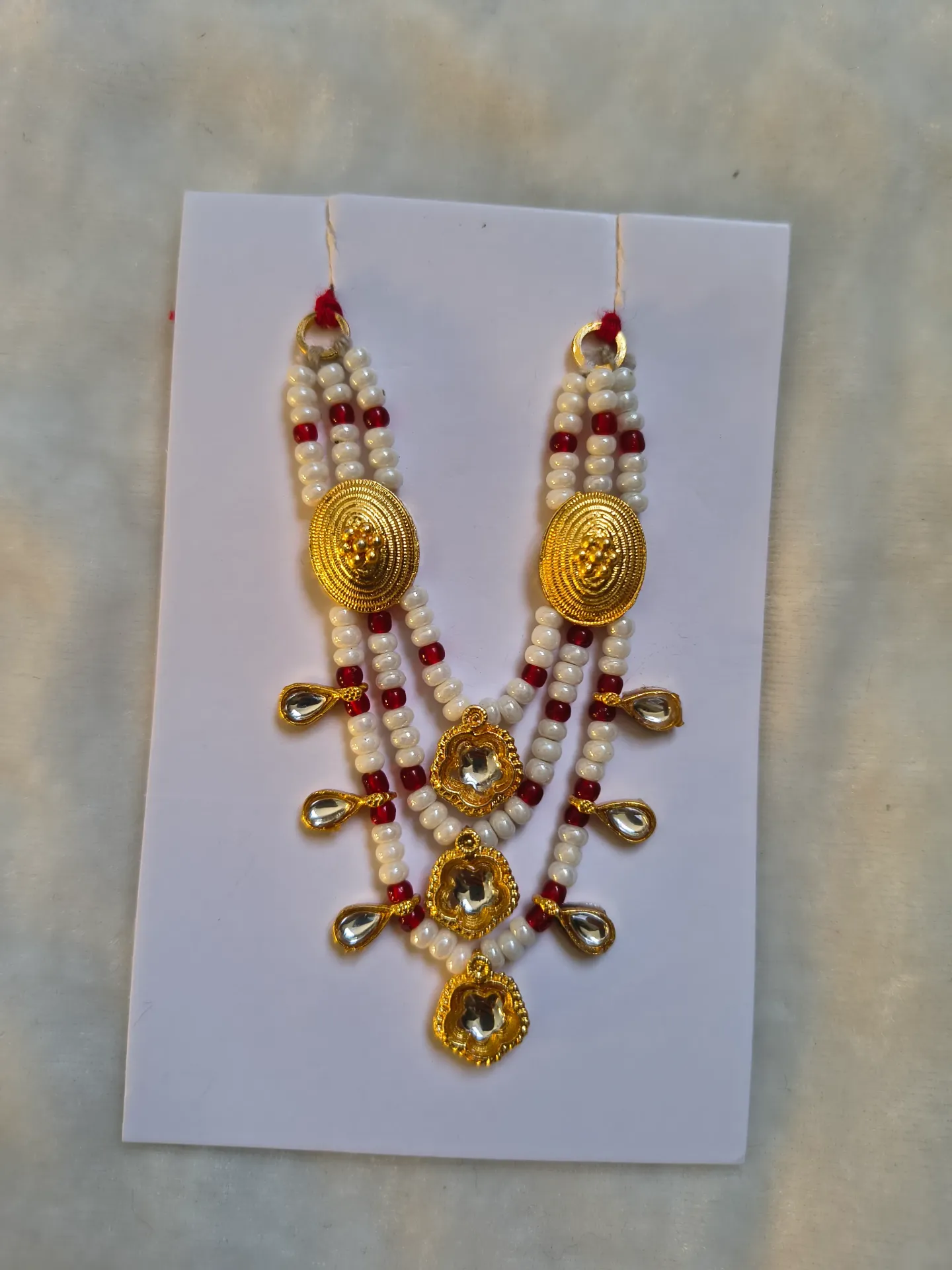Triple layer necklace