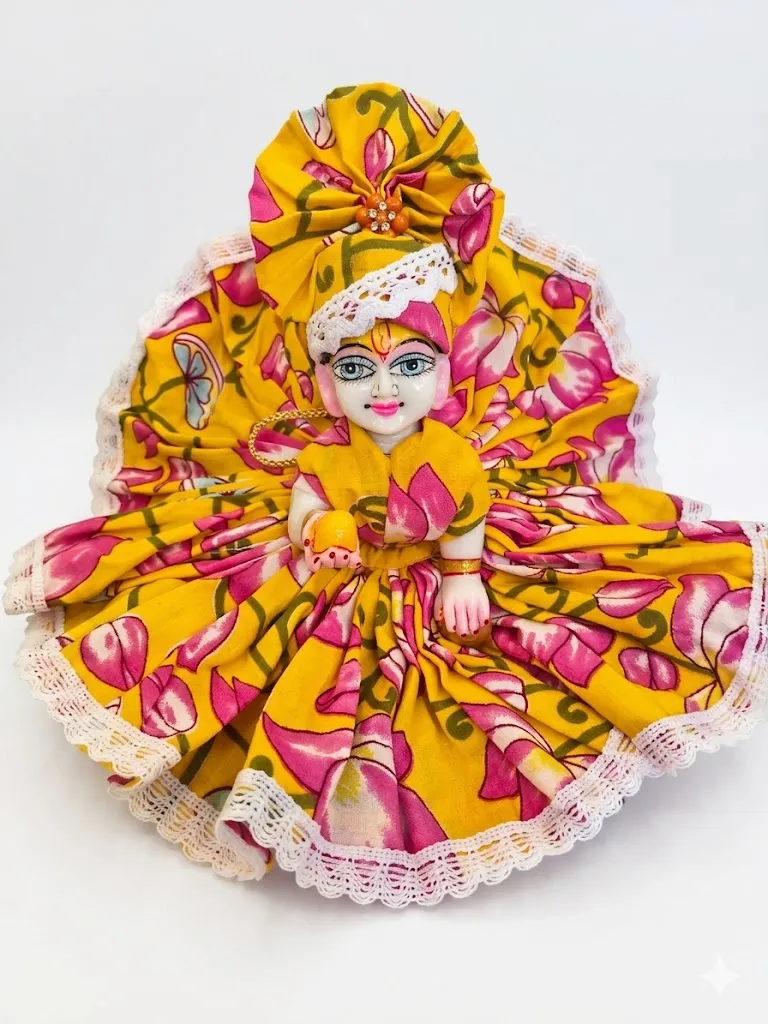 Premium Pure Cotton Dress with pagdi (Size-0)