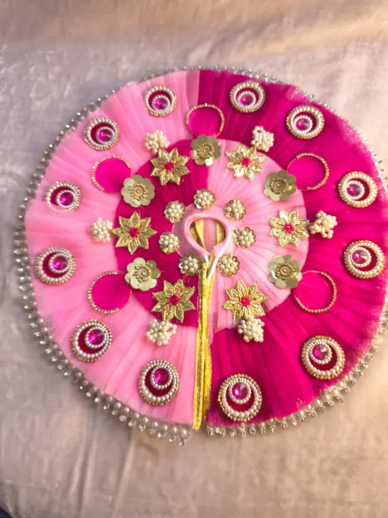 Rose pink poshak with pagdi
