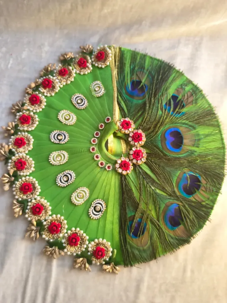 Peacock green poshak with pagdi (Size-0)