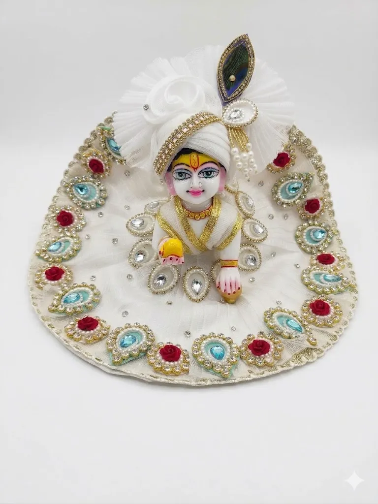 Pearl poshak with pagdi (Size-0)