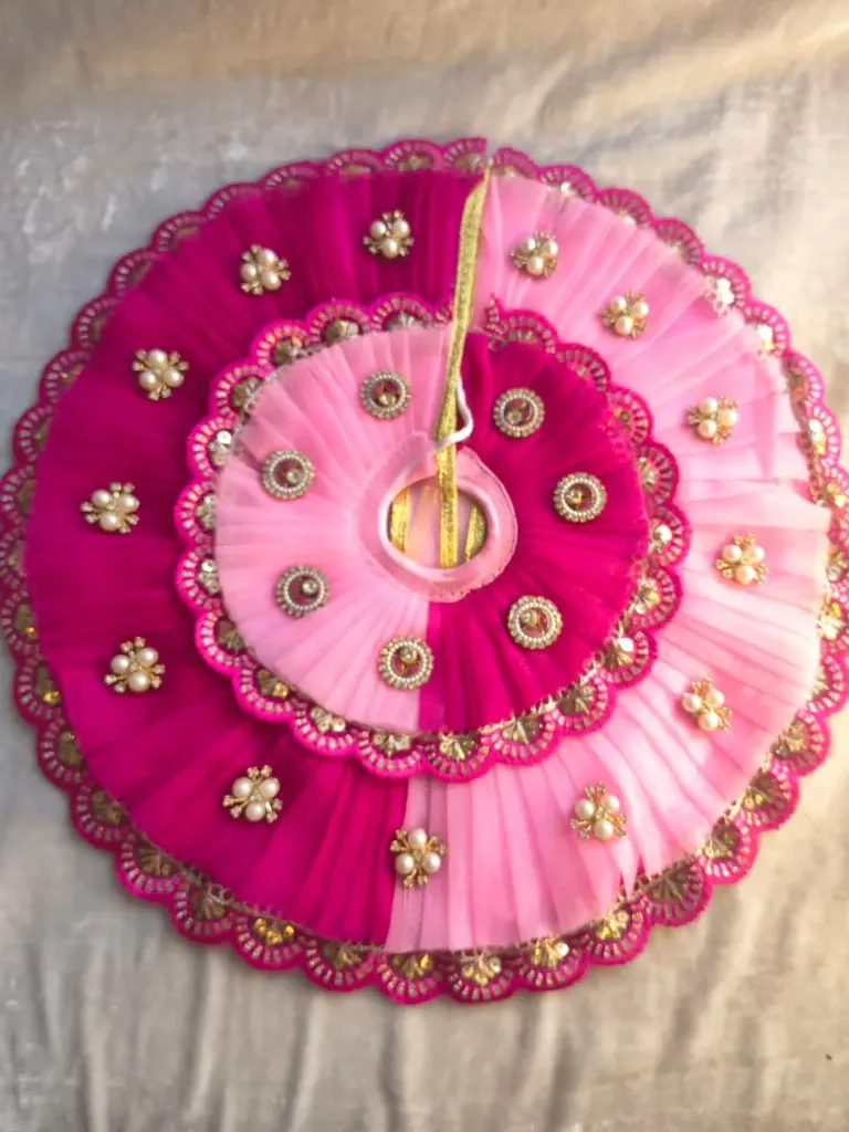 Rose pink poshak with pagdi