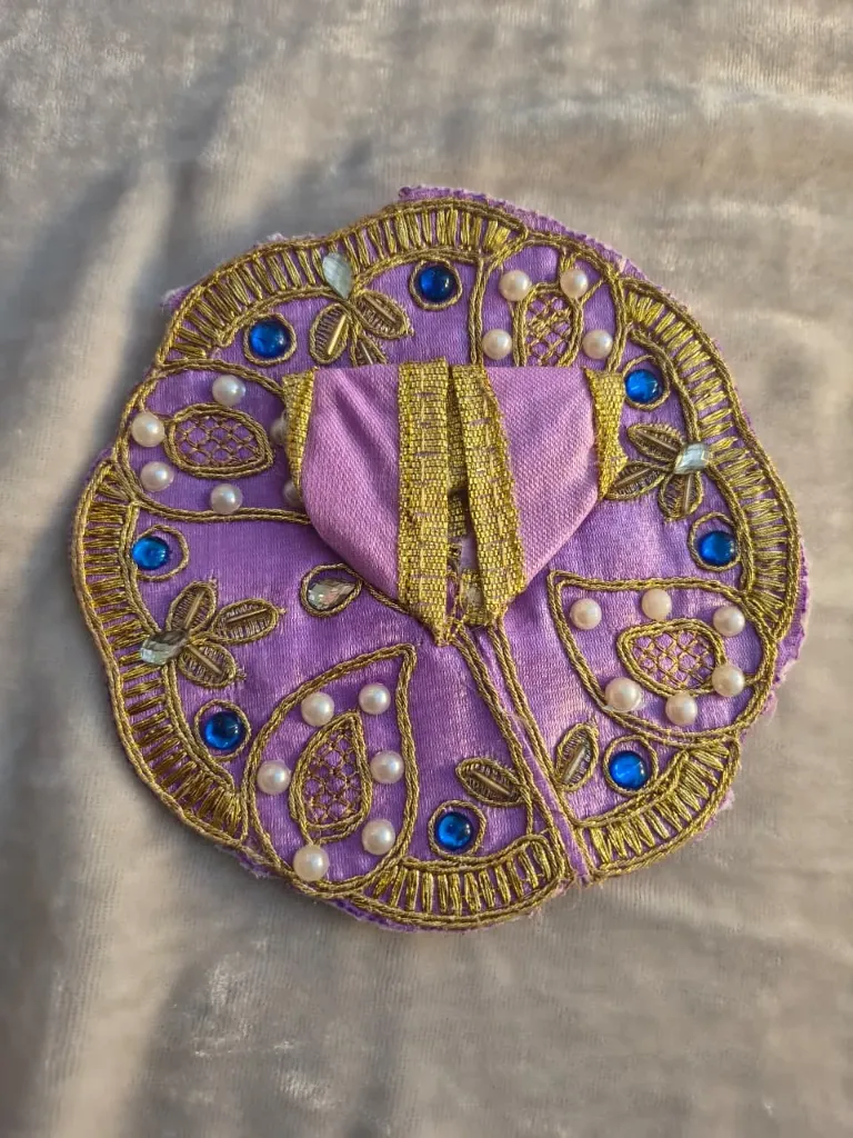 Royal violet glow poshak