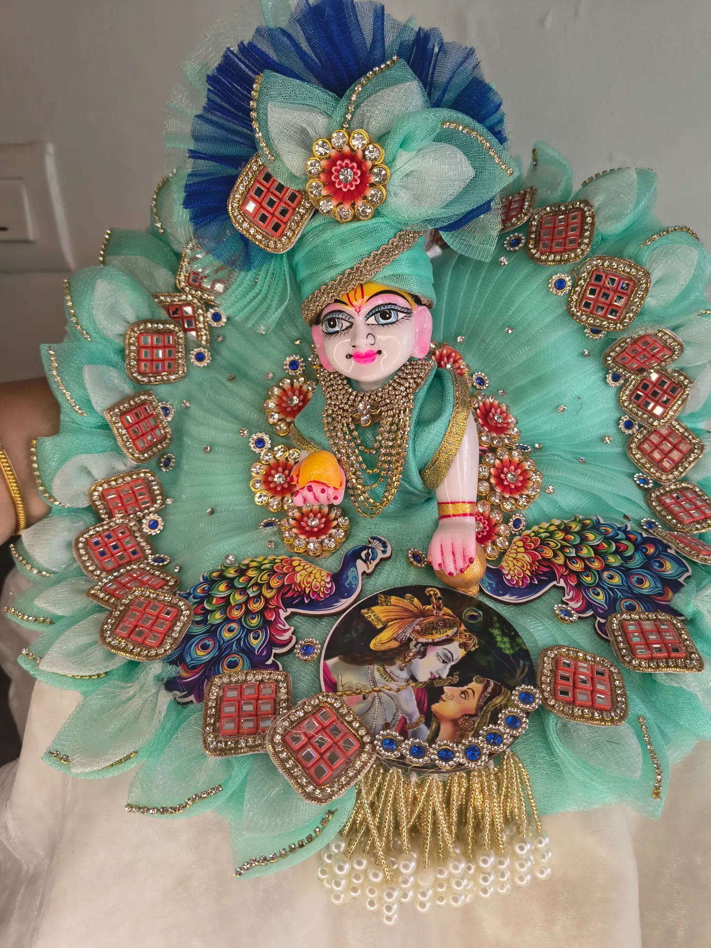 Radha krishna Raas theme poshak (Size-0)