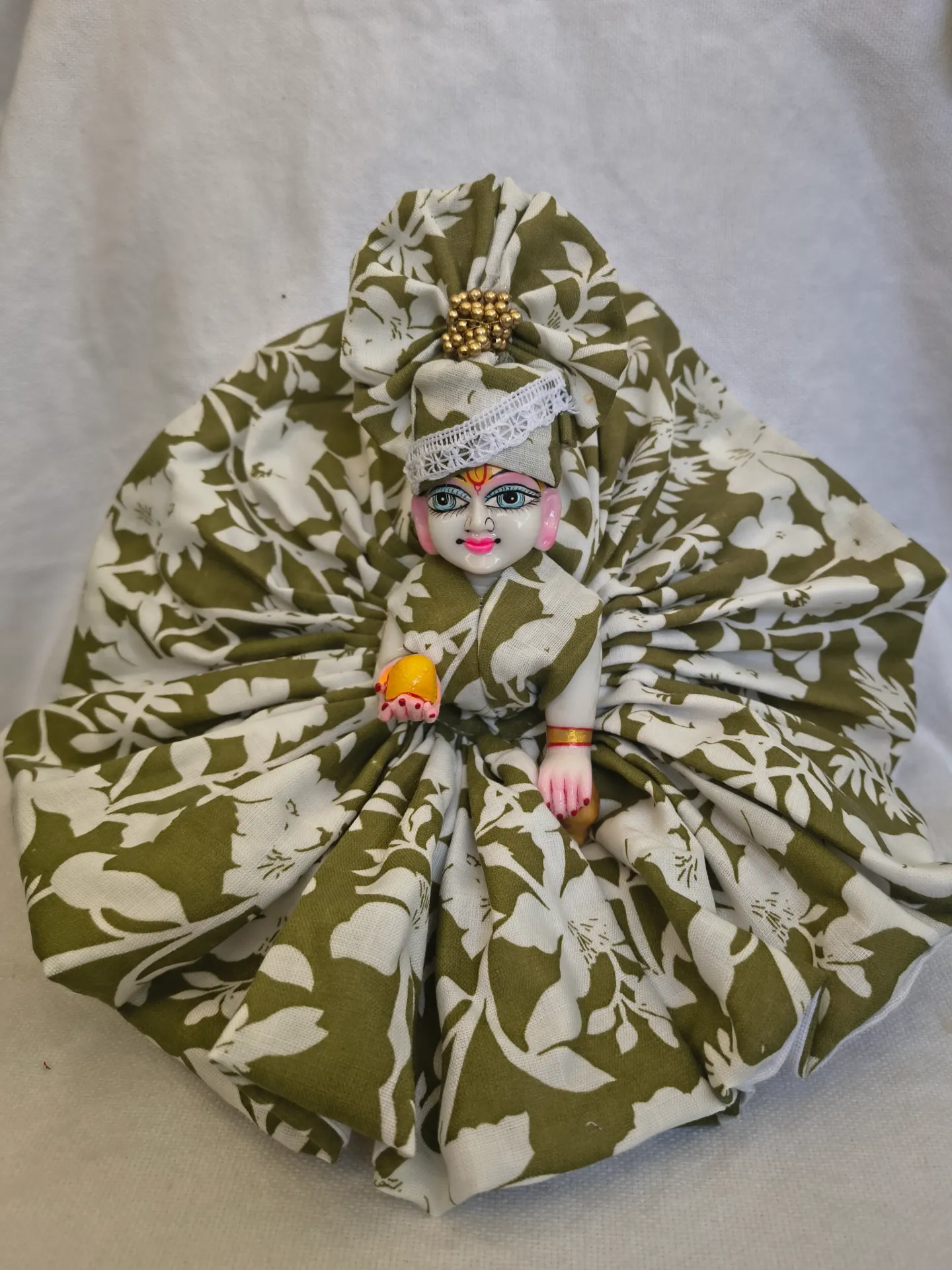 Premium Bombay cotton poshak with pagdi (Size-0)