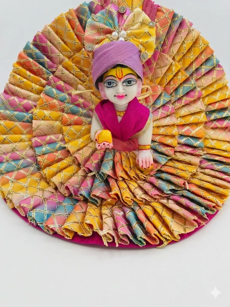 Light Multi colour poshak (Size-0)