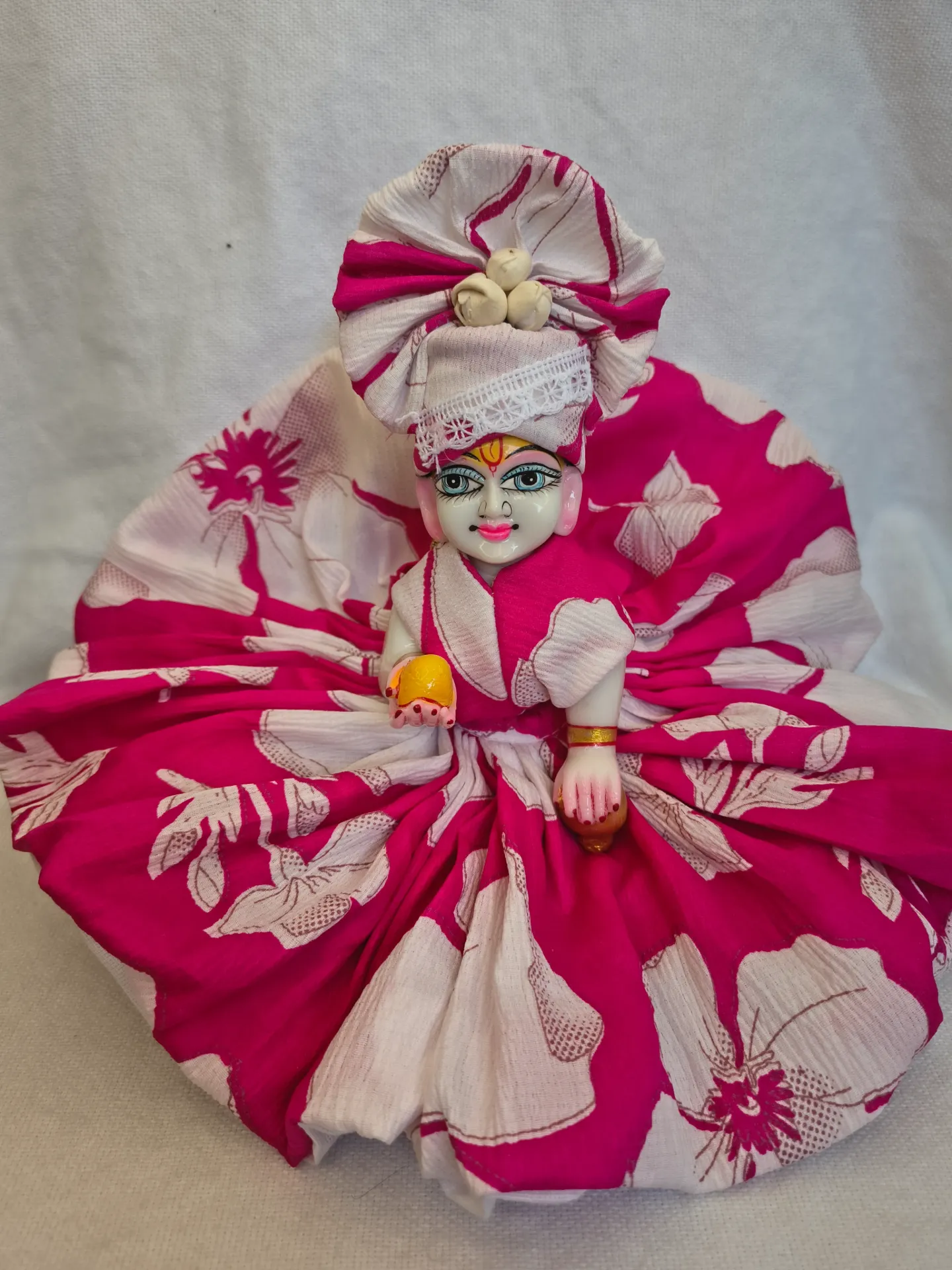 Premium Pink Bombay cotton with pagdi (Size-0)