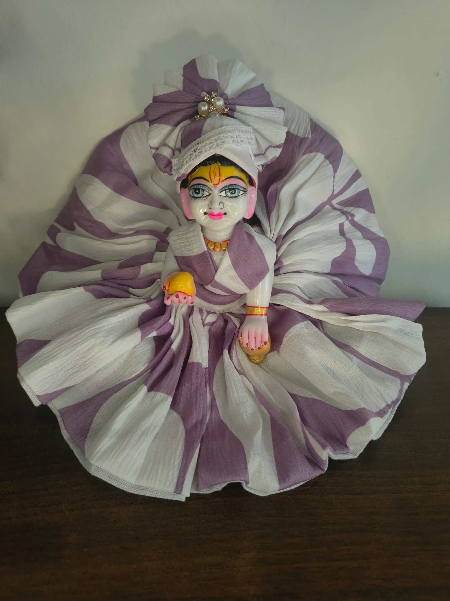 Premium Bombay cotton poshak with pagdi (Size-0)