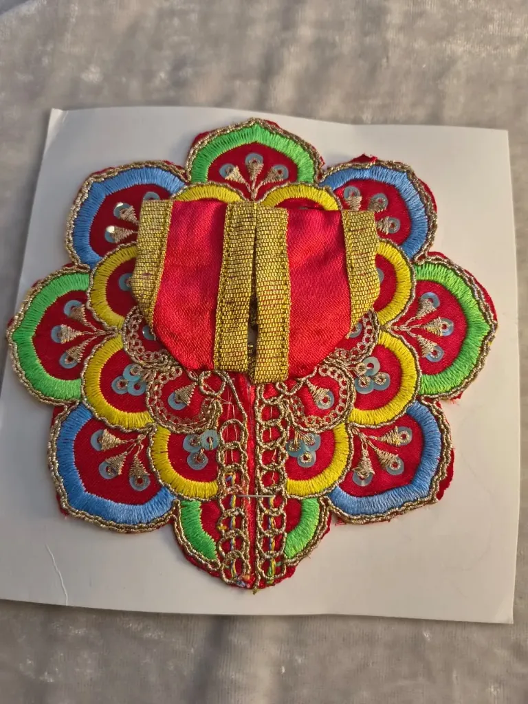 Red ivory poshak